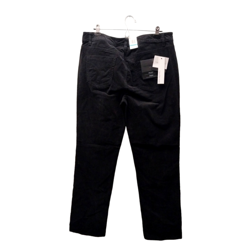 EUC  Calvin Klein Corduroy Trousers 36x32 in Black